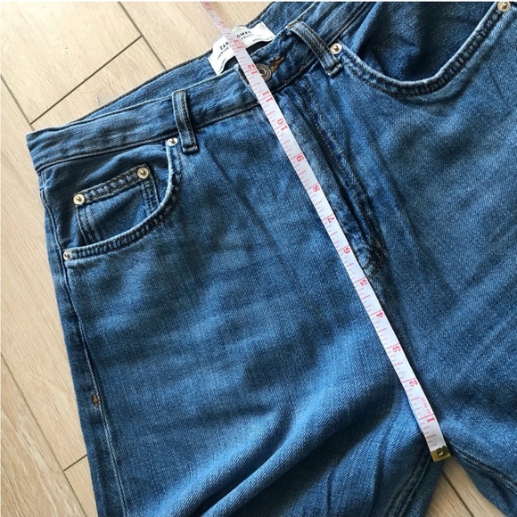 Zara High Rise Wide Leg Jeans - Picture 9 of 11